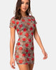 Imagen de Whitney Bodycon Dress in Tiger Rose