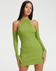 imagen de Dundar Mini Dress in Golden Lime