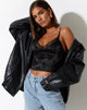 imagen de Ekana Crop Top en Black Rose Flock