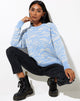 Imagen del jersey Eleni de Zebra Azul Gris