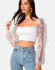 Imagen de Elina Top en Organza Crema
