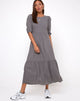 Imagen de Ellery Maxi Dress in Check it Out Negro