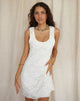imagen de Eltami Mini Dress in Lace Ivory
