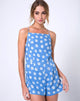 Imagen de Elusi Playsuit En Daisy Stamp Cielo Azul