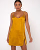 Imagen de Emilia Slip Dress in Satin Turmeric