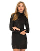 Imagen de Emmet Bodycon Dress in Metallic Seattle Shimmer Negro