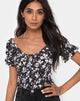 Imagen de Evony Top en Flor Silvestre Oscura
