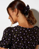 Imagen de Scrunchie en Pretty Petal Café y Morado