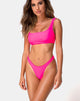 Imagen del sujetador de bikini Farida en rosa vivo