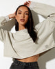 Imagen de Fawly Crop Top in Coconut Milk Cherub Lamour Label Embro