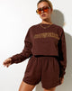 Imagen de Fawly Crop Top en Caoba Profundo Cowgirl Embro