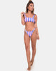Imagen de la braguita de bikini Febe a rayas de feria