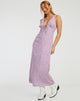 imagen de Fiaso Midi Dress in Ditsy Rose Lilac