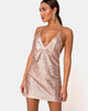 Imagen del vestido Ringo Finn de lentejuelas rosas