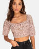 Imagen de Flory Crop Top en Safari Taupe