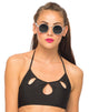 Imagen del sujetador de bikini Motel Flux en negro