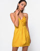 Imagen de Furia Slip Dress in Satin Mustard