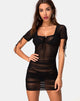 Imagen del vestido Galia de red Negro