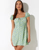 imagen de Galova Mini Dress in Lime Floral