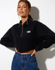 Imagen de Gandi Crop Top en negro con etiqueta Motel Work Clothing