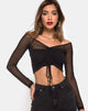 Imagen de Ganida Crop Top en Negro