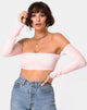 Imagen de Ganis Crop Top de manga larga en punto esponjoso Candy
