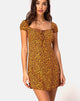 Imagen del minivestido Gaval en Ditsy Rose Marigold