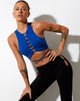 Imagen de Giwta Crop Top en Lycra Cobalto