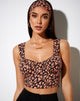 Imagen de Gladis Vest Crop Top en Autumn Blossom