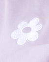 Lila pastel Daisy Embro