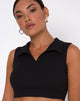 Imagen de Guaco Crop Top en rib negro