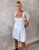 Imagen del vestido Guenelle en organza crema