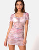 Imagen del vestido Guenetta de malla rosa Pegaso