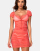 Imagen del vestido Guenetta de red rosa