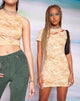 Imagen de MOTEL X OLIVIA NEILL Gueri Bodycon Dress in Terrain Tan