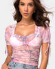 Image of Guinevre Top De Malla Rosa Pegaso