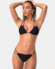 Imagen del sujetador de bikini Halow negro