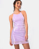 Imagen del vestido Hedi de mini lentejuelas mate lila