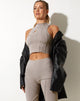 imagen de Helvy Crop Top en Lycra Oat Milk
