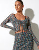 imagen de Henry Cropped Cardi en Folk Floral