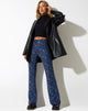 imagen de Herly Flare Trouser en Flower Garden Blue