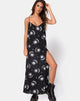 Imagen de Batis Maxi Dress in Sun Moon Stars BW