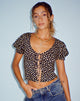 imagen de Hindia Cardi en Ditsy Floral Bronce