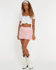 imagen de Ima Mini Skirt in Gingham Pink