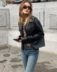 Imagen de la chaqueta Gadar en PU negro
