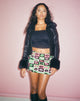 imagen de la minifalda Ina en Lips Green