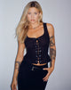 imagen de Inga Corset Top en Negro