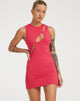 imagen de Inka Mini Dress in Fuschia Pink