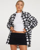 imagen de Camisa Elm en Mono Painted Check Negro