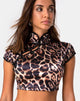 Imagen de Jakina Crop Top en leopardo mágico